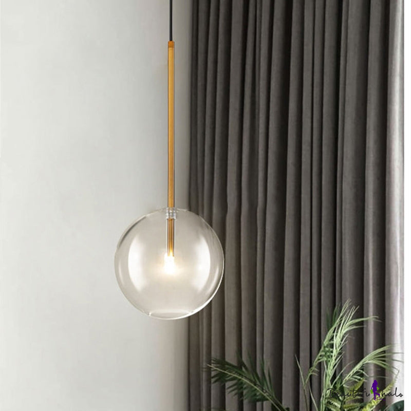 Modern Clear Glass Chandelier Pendant