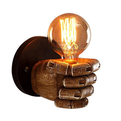Resin Hand Wall Lamp