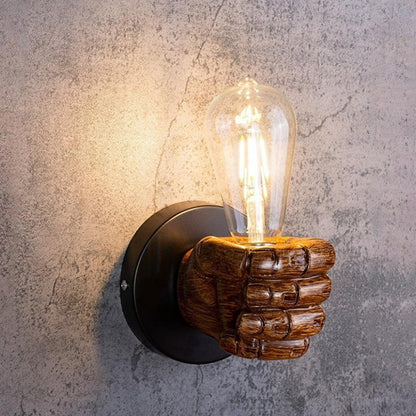 Resin Hand Wall Lamp