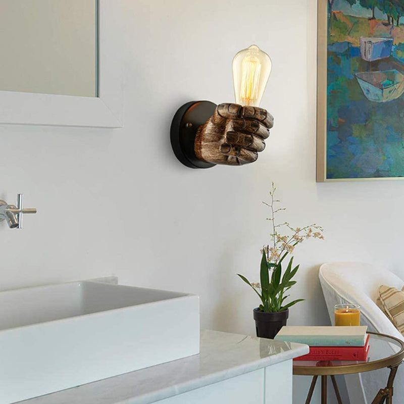 Resin Hand Wall Lamp