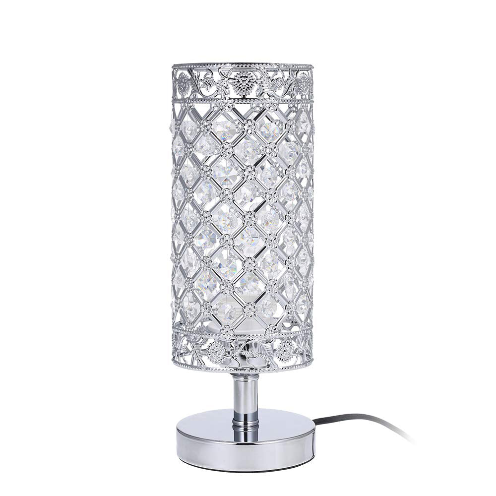 Crystal Bedside Table Lamp