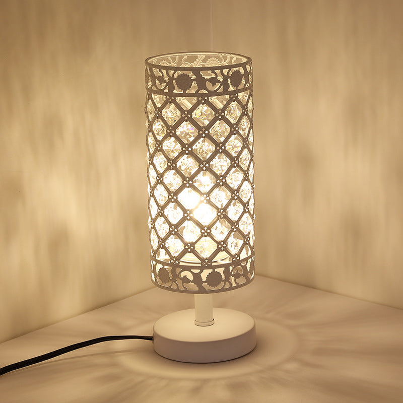 Crystal Bedside Table Lamp