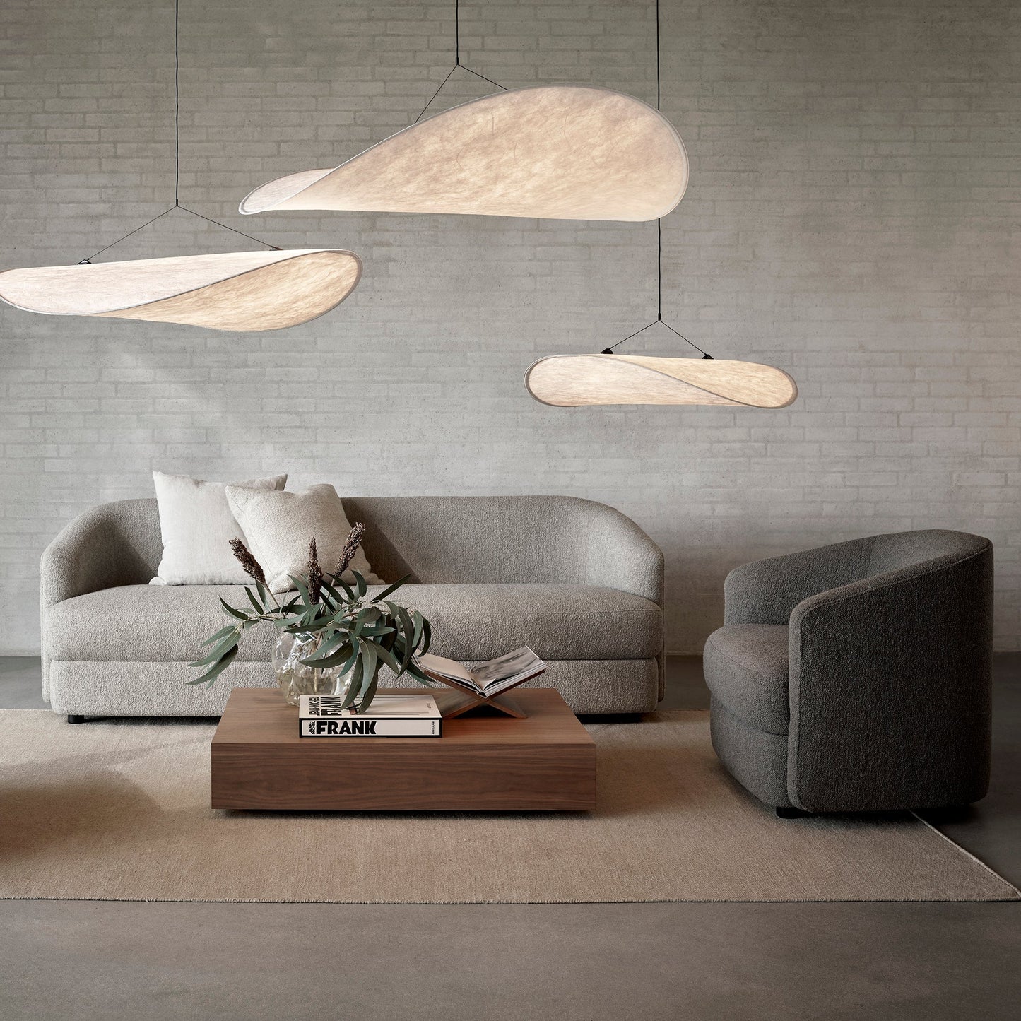 Nordic design modern living room bedroom restaurant silk fabric lamps-[Modern pendant lighting for bedroom and living space]-Demolights UK