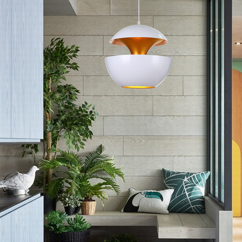 Apple Shaped Metal Pendant Light