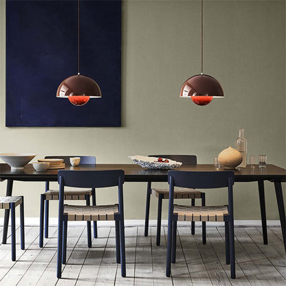 Flower Bud Metal Pendant Light