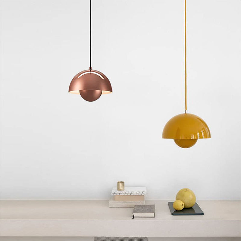 Flower Bud Metal Pendant Light