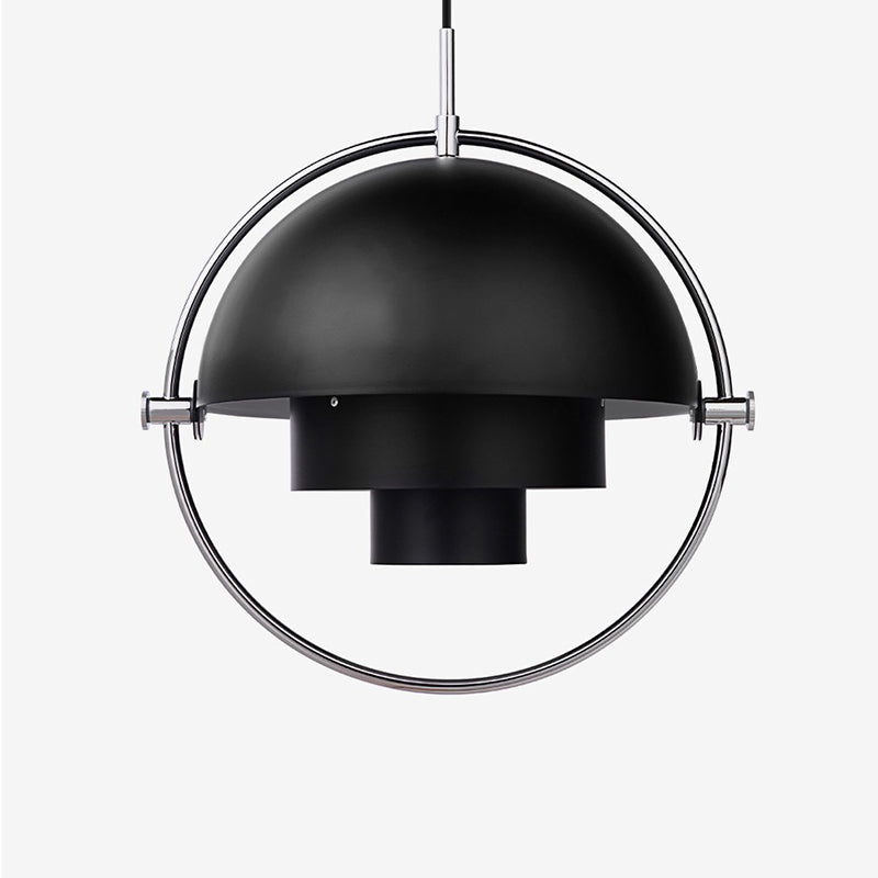 Two-Tone Metal Dome Pendant Light