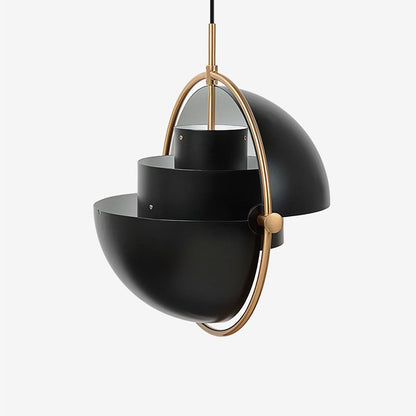 Two-Tone Metal Dome Pendant Light