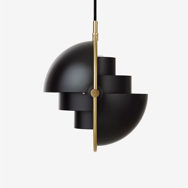 Two-Tone Metal Dome Pendant Light