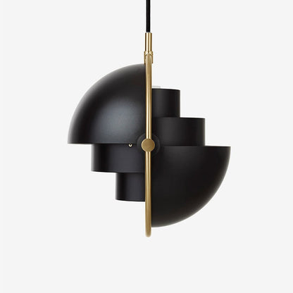 Two-Tone Metal Dome Pendant Light