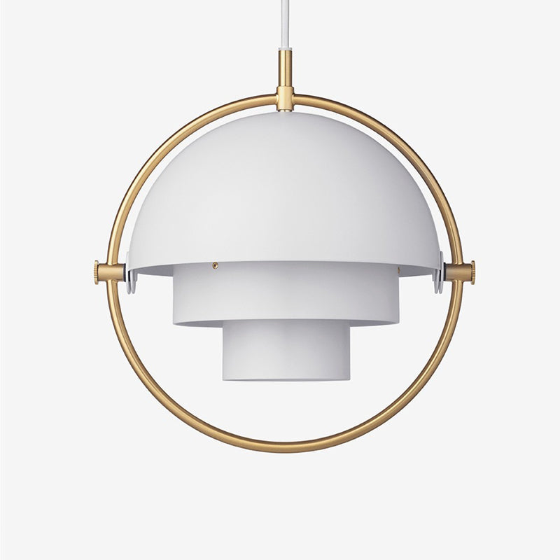 Two-Tone Metal Dome Pendant Light