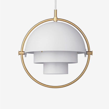 Two-Tone Metal Dome Pendant Light