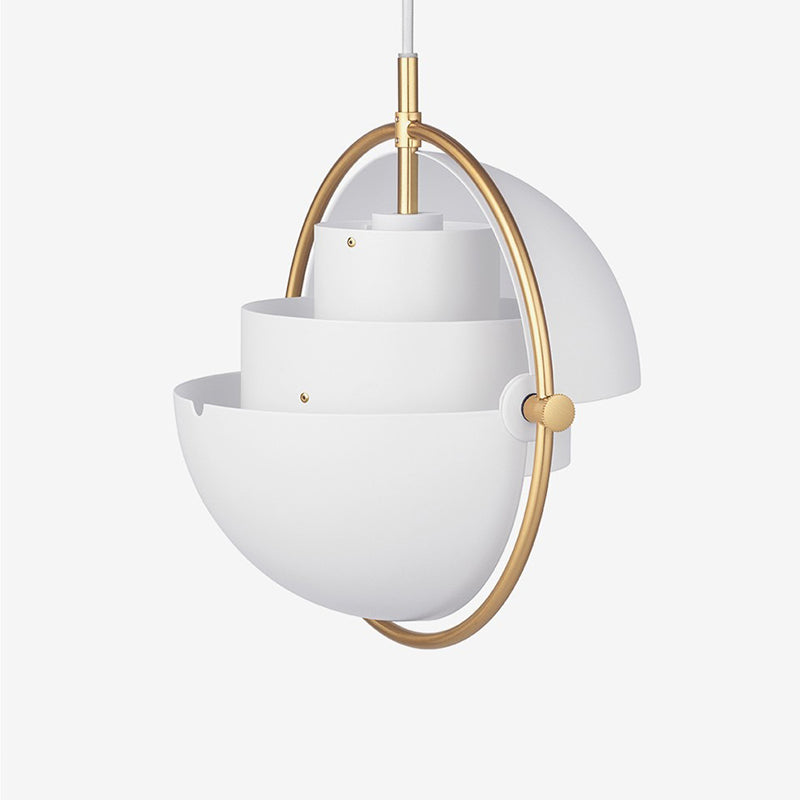 Two-Tone Metal Dome Pendant Light
