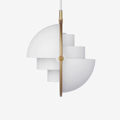 Two-Tone Metal Dome Pendant Light