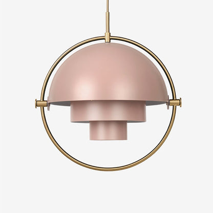 Two-Tone Metal Dome Pendant Light