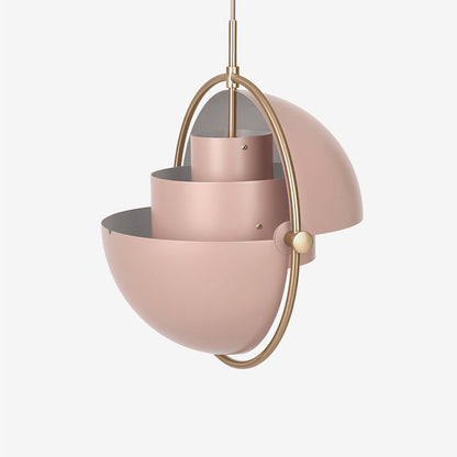 Two-Tone Metal Dome Pendant Light