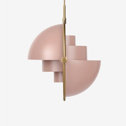 Two-Tone Metal Dome Pendant Light
