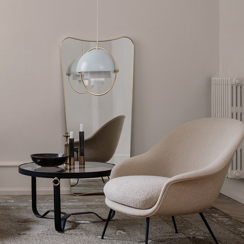 Two-Tone Metal Dome Pendant Light