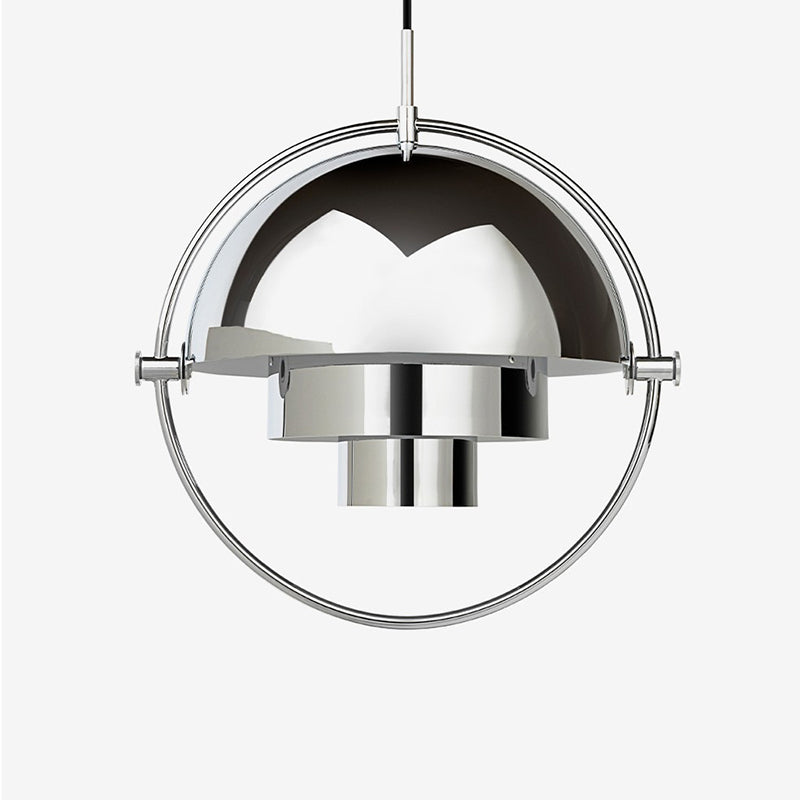 Two-Tone Metal Dome Pendant Light