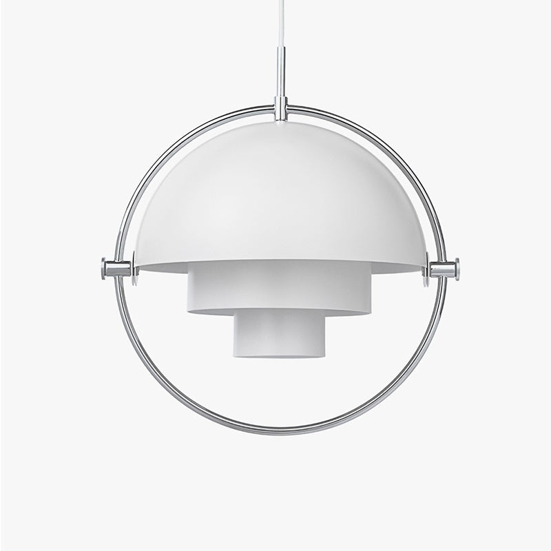 Two-Tone Metal Dome Pendant Light