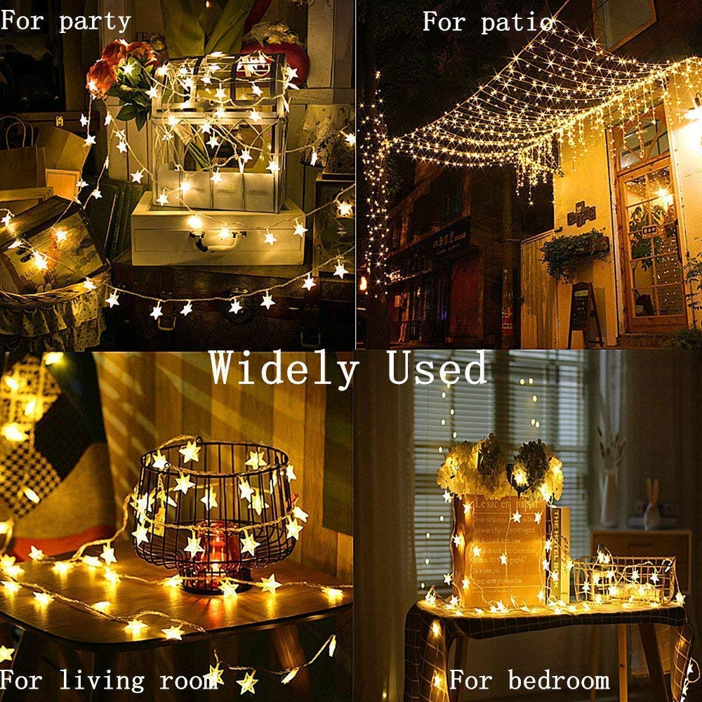 Star LED String Lights, 20 to 200 LED