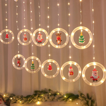 3D Curtain LED Fairy Lights, 8 Modes