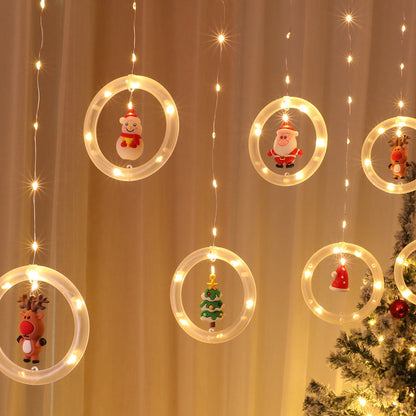 3D Curtain LED Fairy Lights, 8 Modes