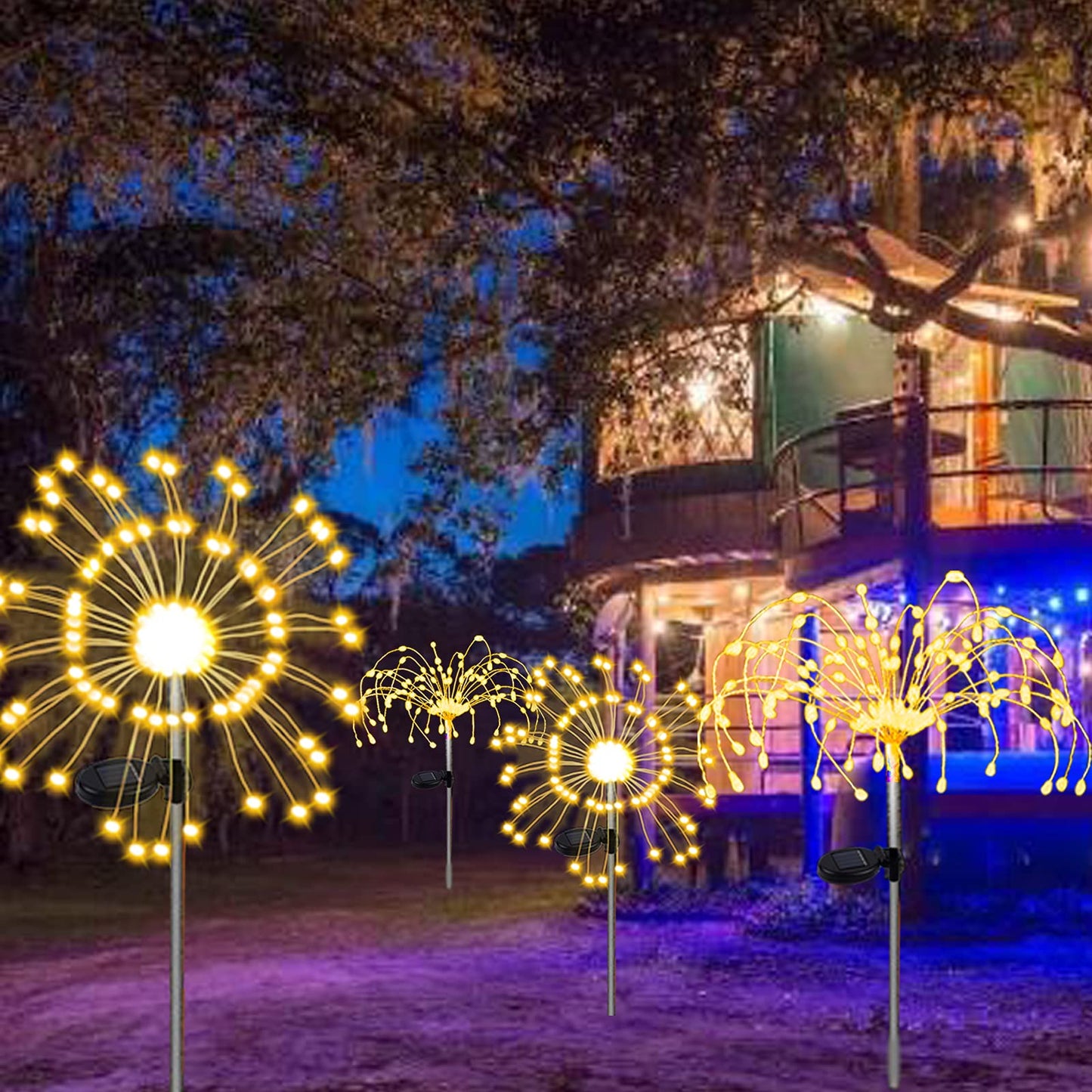 Solar Firework Garden Lights, Shapeable