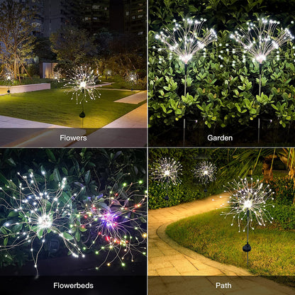 Solar Firework Garden Lights, Shapeable