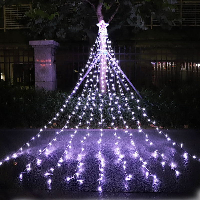 Outdoor Christmas Waterproof 350 LED Star Lights Tree Decorations-[Modern pendant lighting for bedroom and living space]-Demolights UK