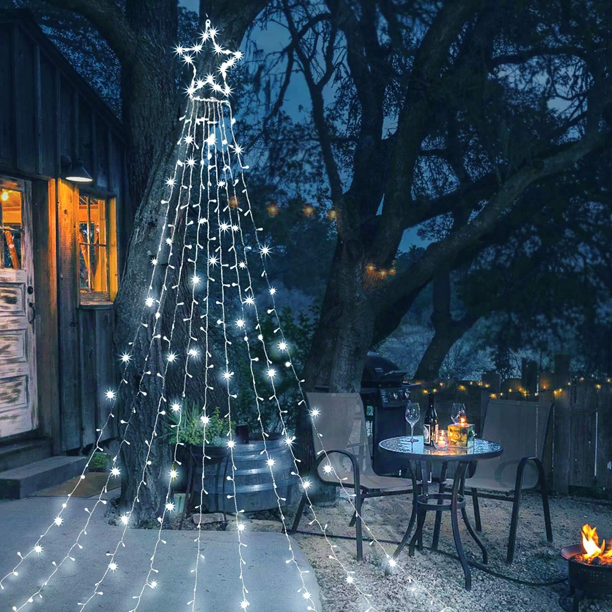 Outdoor Star LED Tree Lights, 350 LED