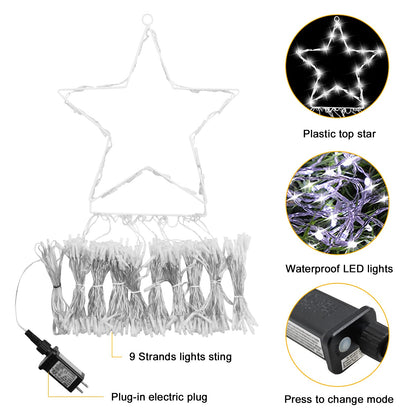 Outdoor Star LED Tree Lights, 350 LED