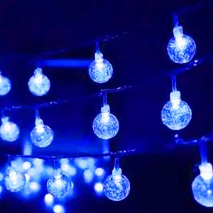 Solar Crystal Globe String Lights