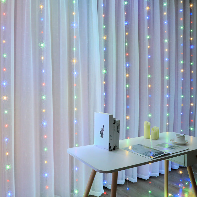 LED Curtain Fairy Lights, 200 LED with Remote