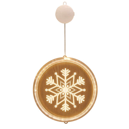 3D Engraved Christmas LED Hanging Light