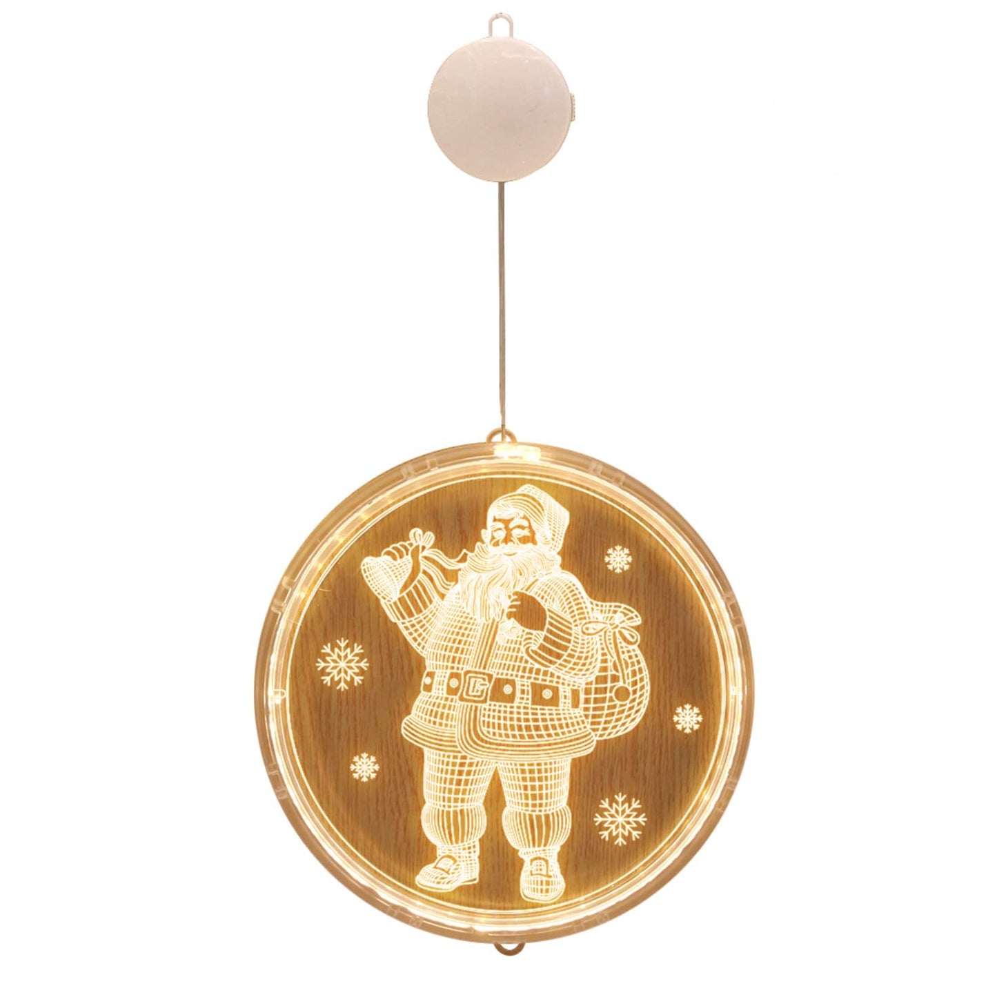 3D Engraved Christmas LED Hanging Light