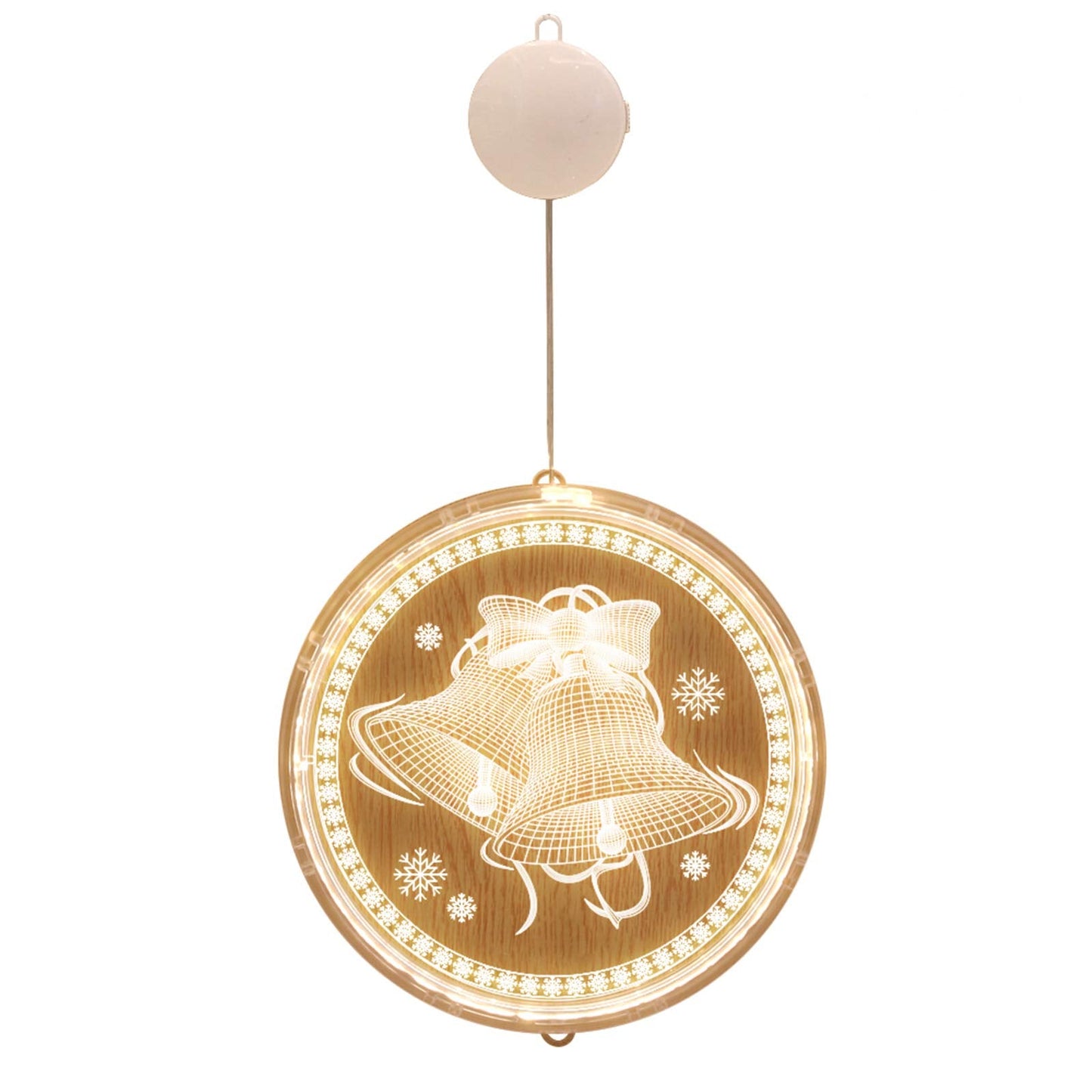 3D Engraved Christmas LED Hanging Light