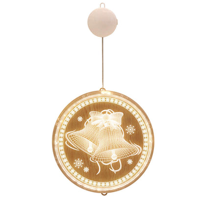3D Engraved Christmas LED Hanging Light