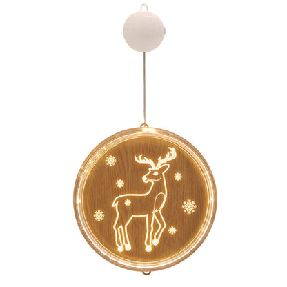3D Engraved Christmas LED Hanging Light