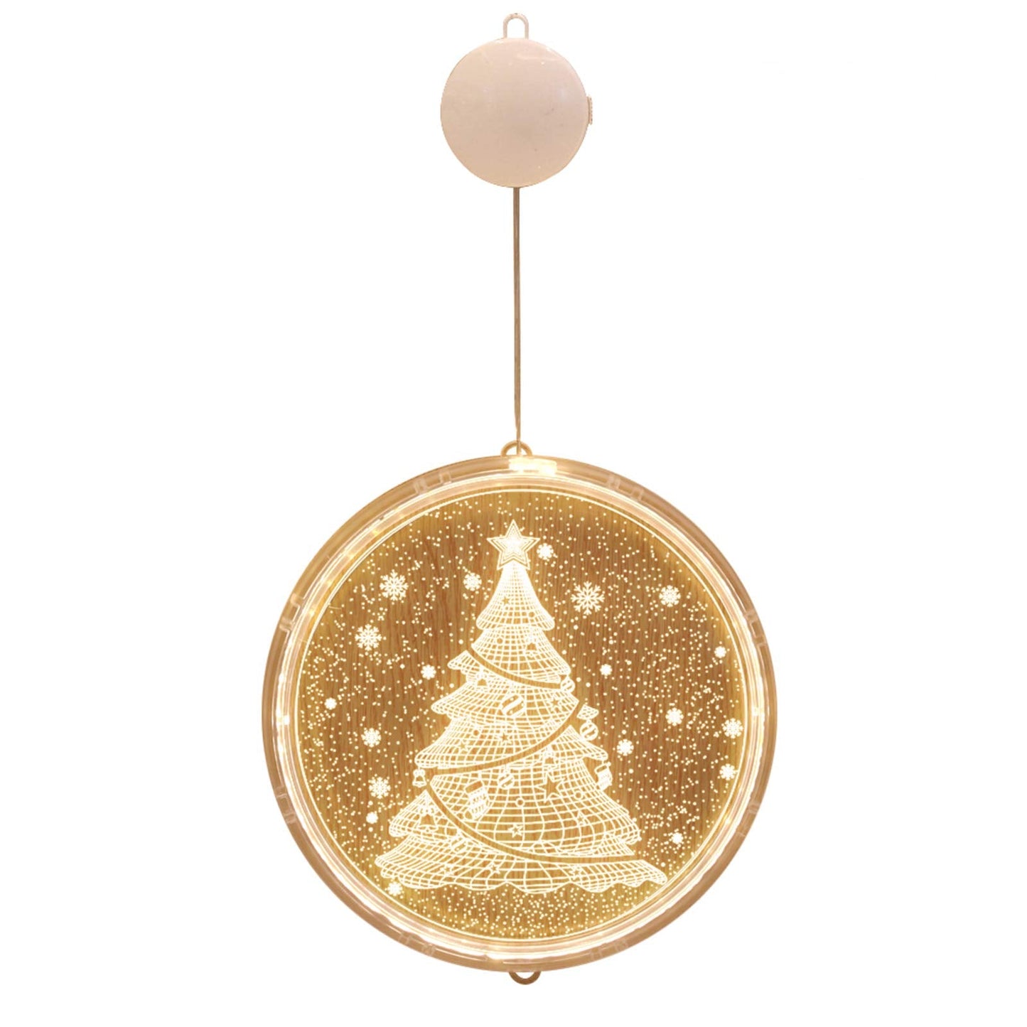 3D Engraved Christmas LED Hanging Light