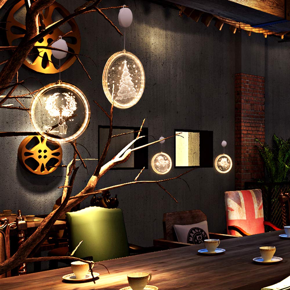 3D Engraved Christmas LED Hanging Light