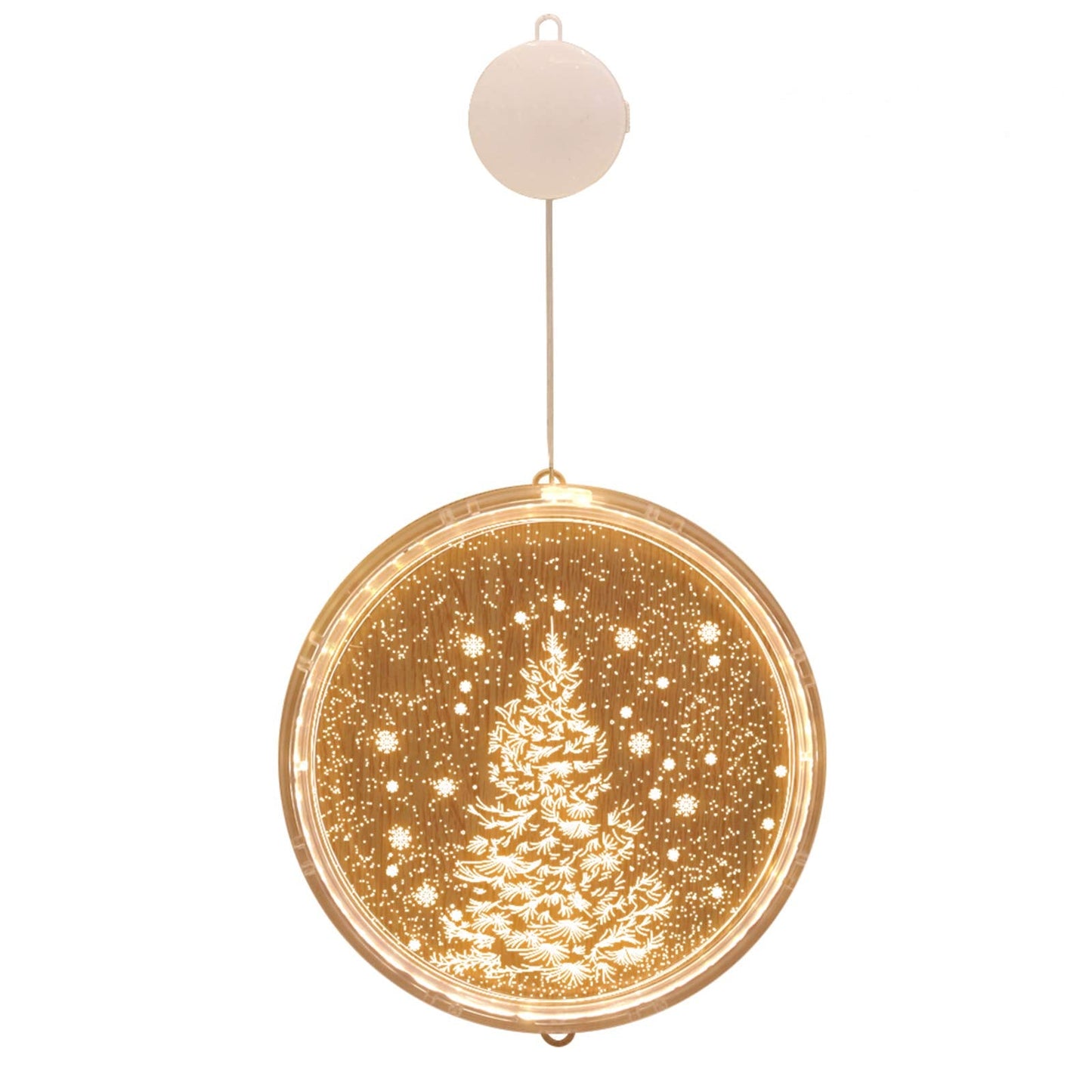 3D Engraved Christmas LED Hanging Light