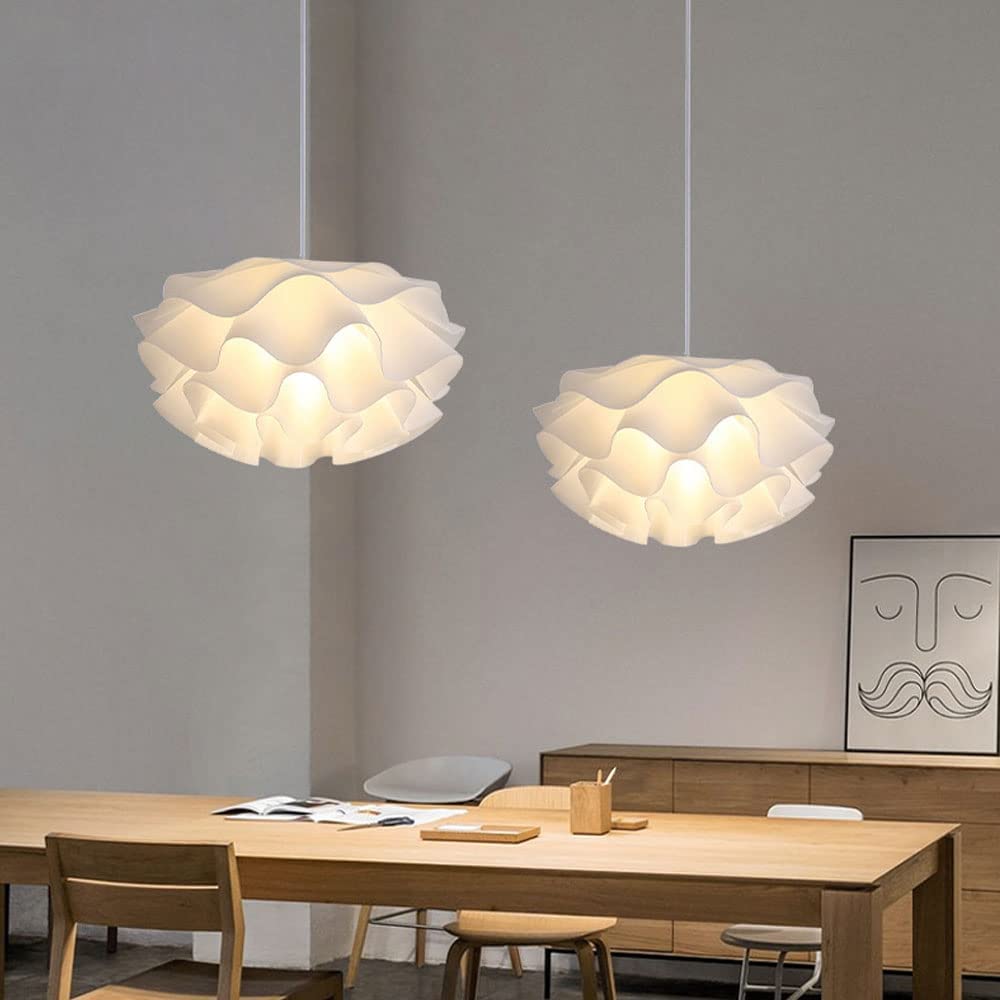Wavy Scalloped Layered Pendant Light