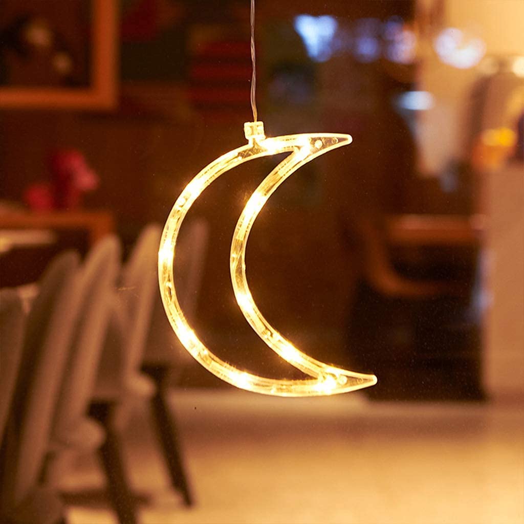 Christmas Window Hanging Lights with Suction Cup
