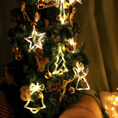 Christmas Window Hanging Lights with Suction Cup