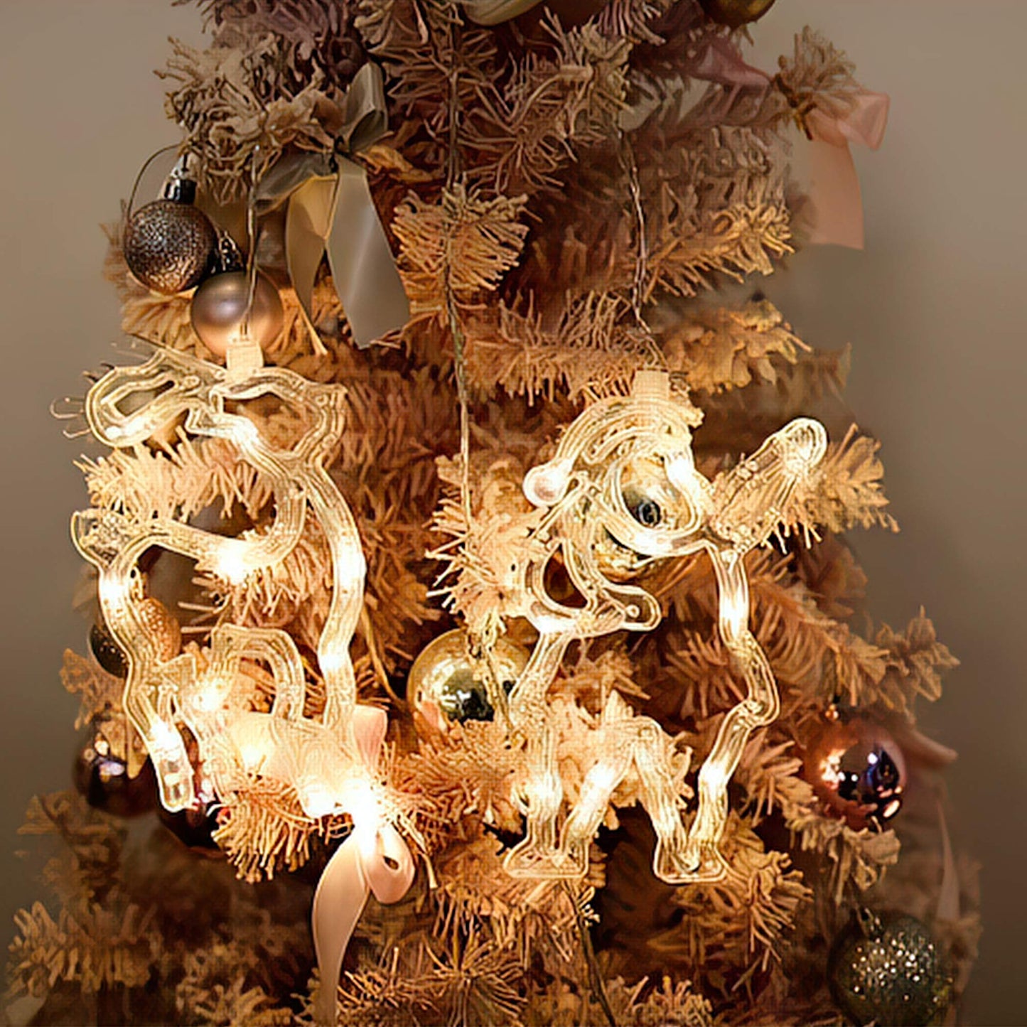 Christmas Window Hanging Lights with Suction Cup