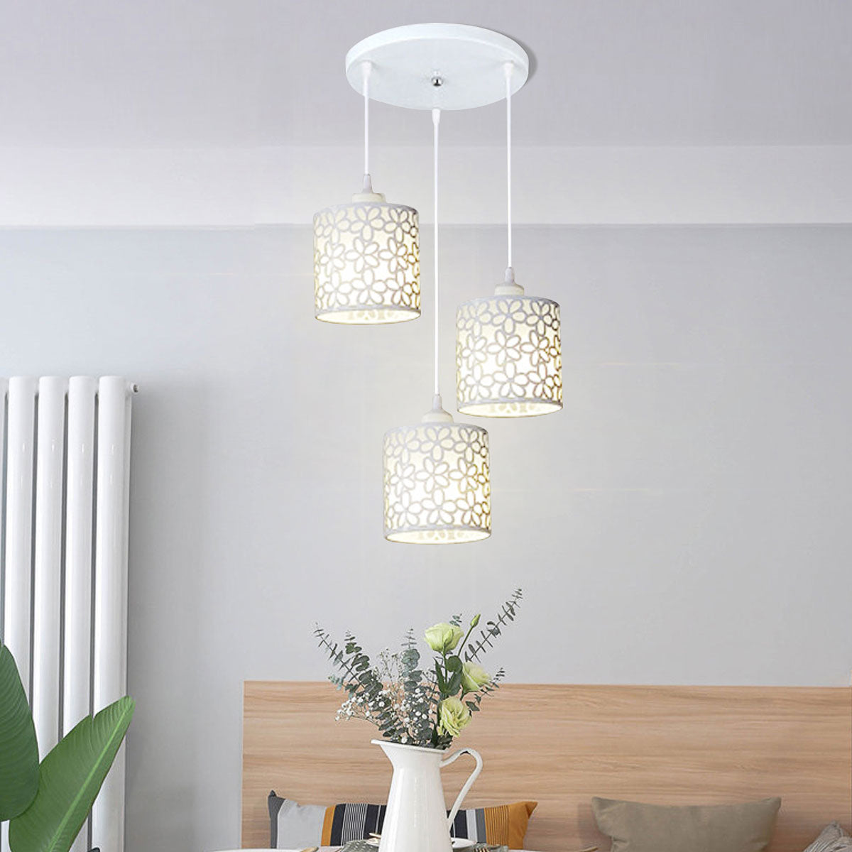 Iron Hollow Cage Pendant Light