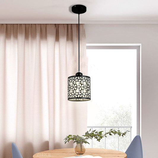 Modern Nordic Pendant Lights Fixtures Iron Hollow Out Chandelier-[Modern pendant lighting for bedroom and living space]-Demolights UK
