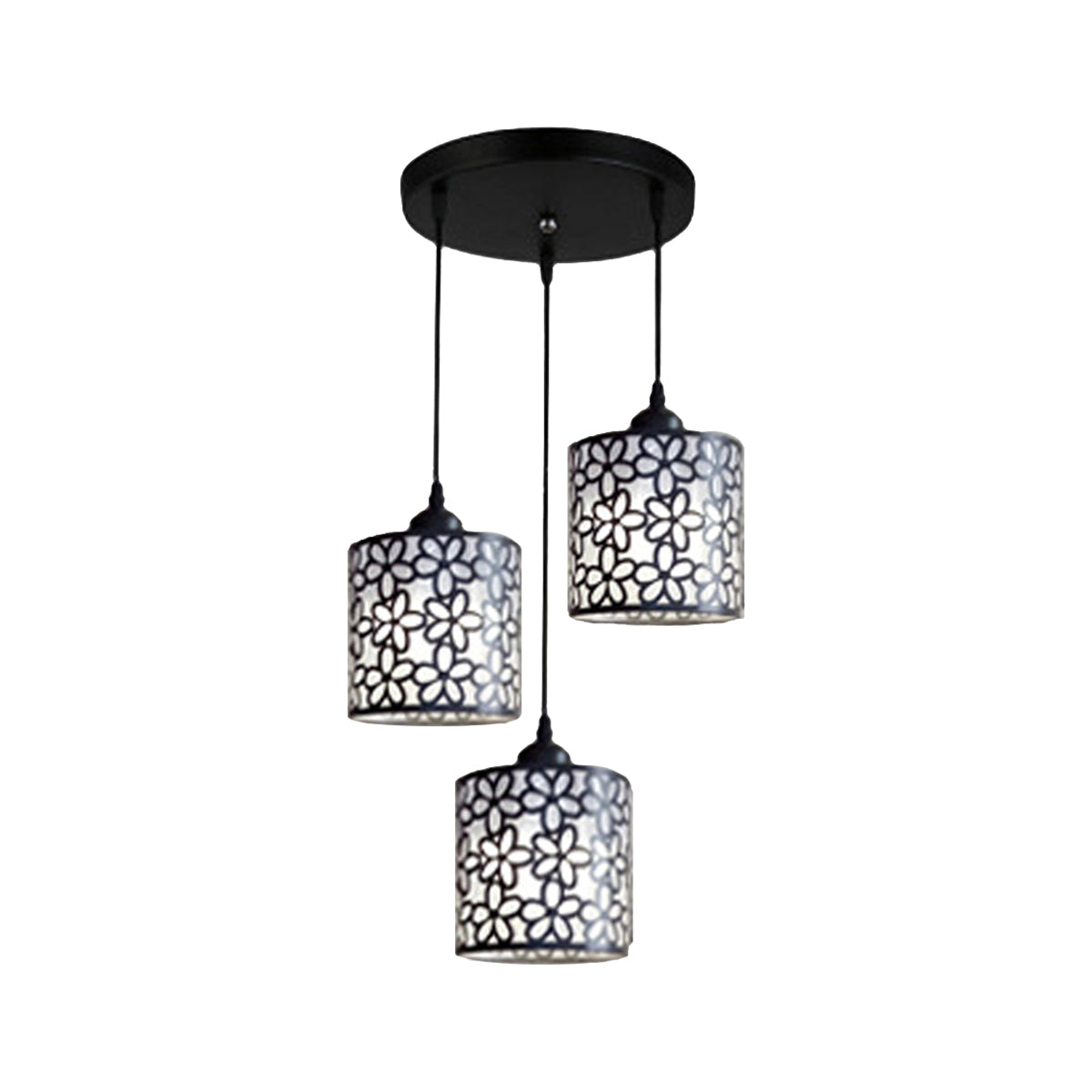 Iron Hollow Cage Pendant Light
