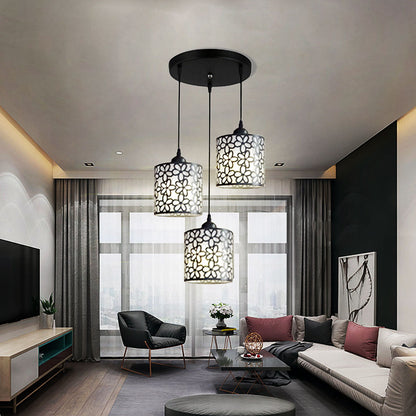 Iron Hollow Cage Pendant Light
